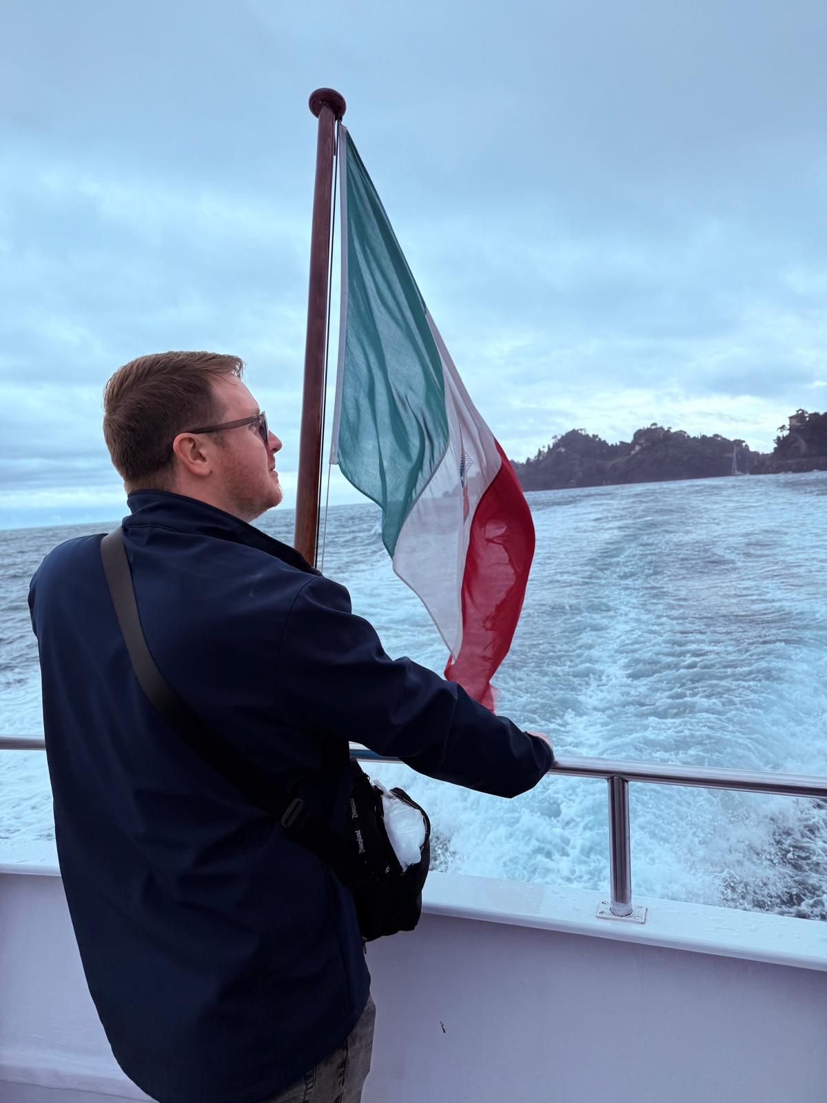 Ben on a Boat