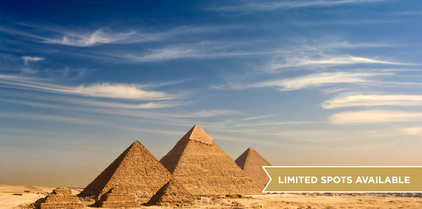 The Giza Plateau skyline, Egypt